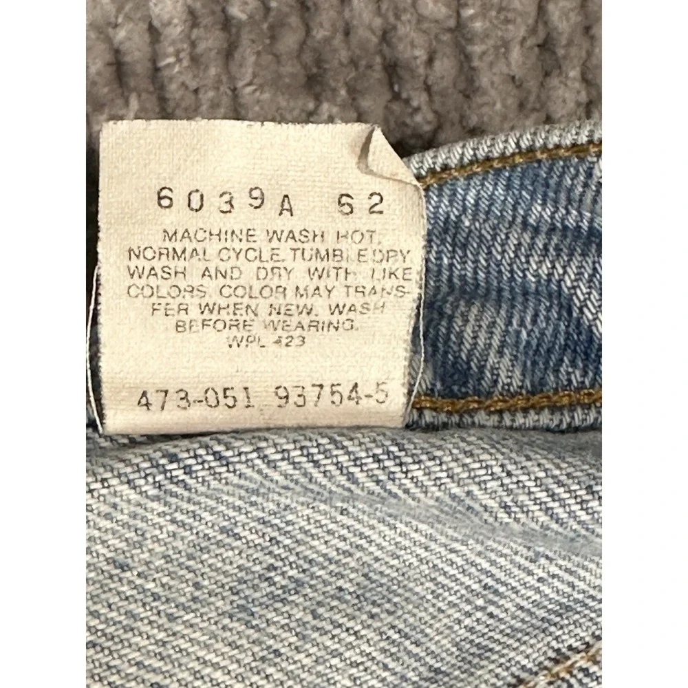 Vintage Levis Jeans Mens 506 Straight Orange Tab 40x30
